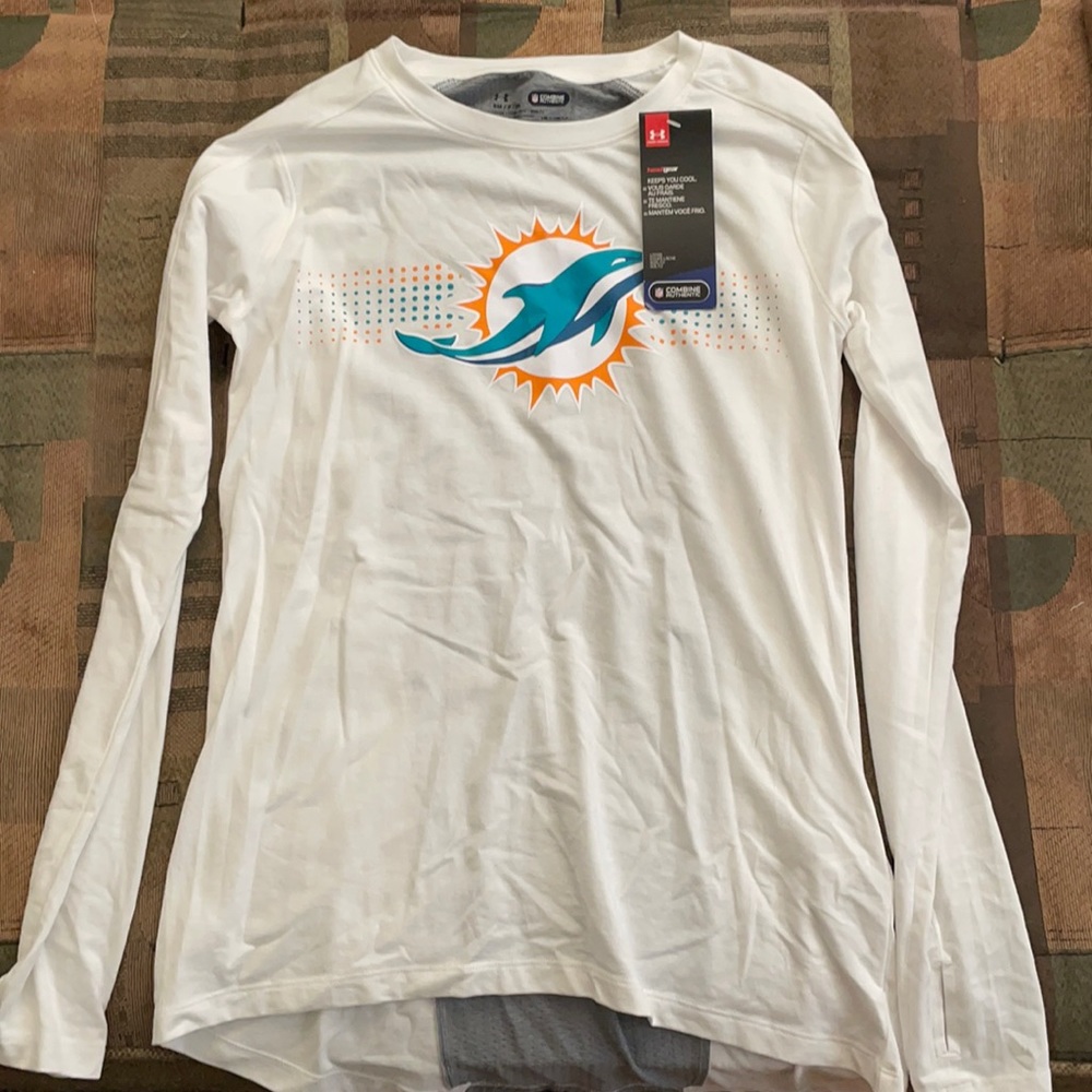 Miami Dolphins women’s dry fit combine shirt